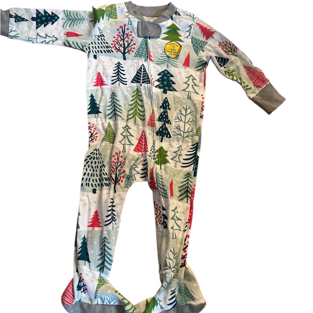 The Honest Company Kids Pajama Set - Multicolor Tree Print